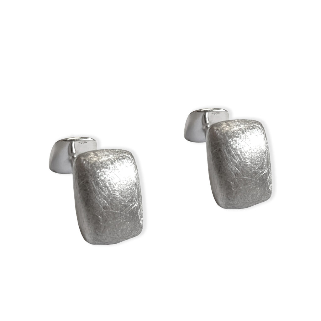 Silver cufflinks