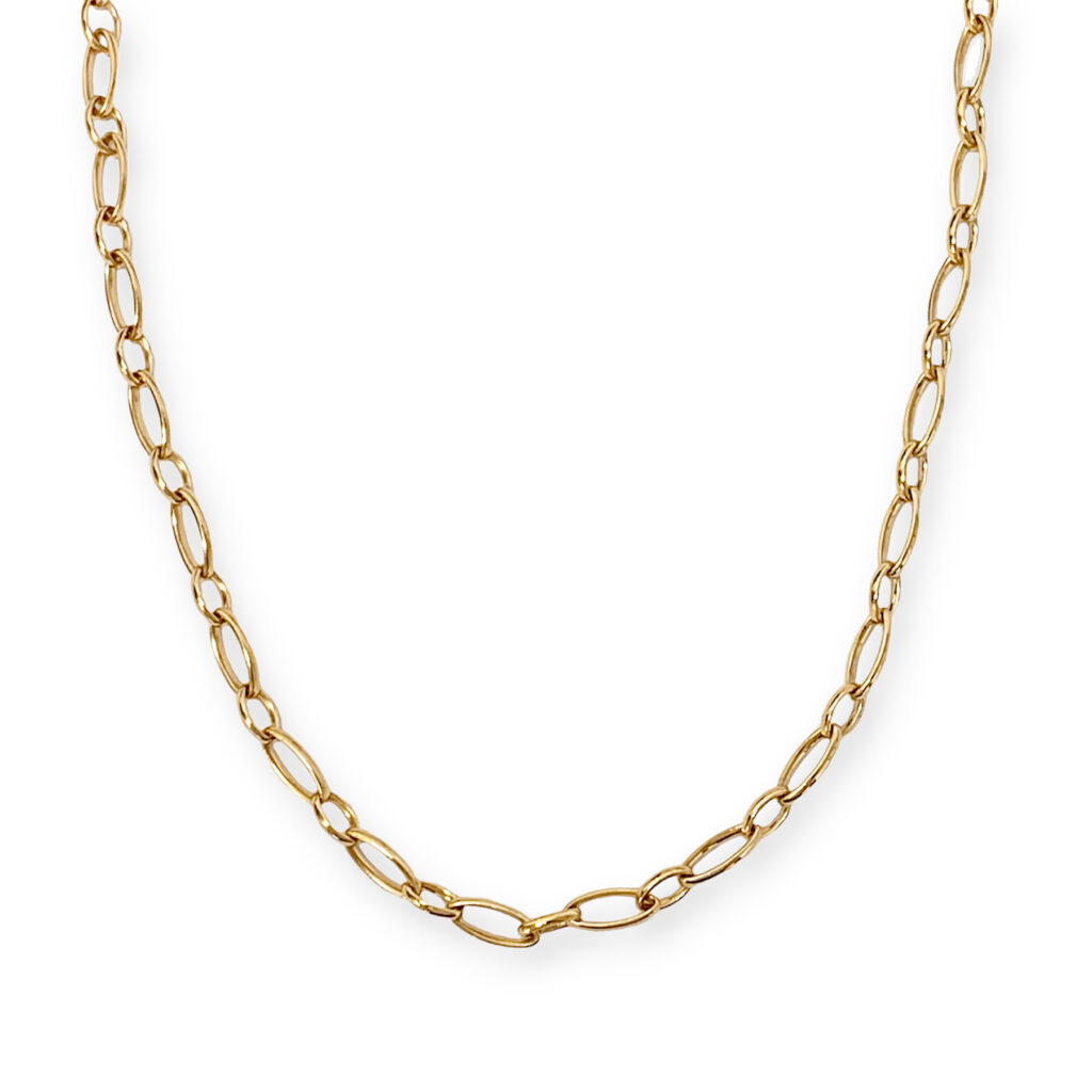 Rosé golden necklace 50 cm