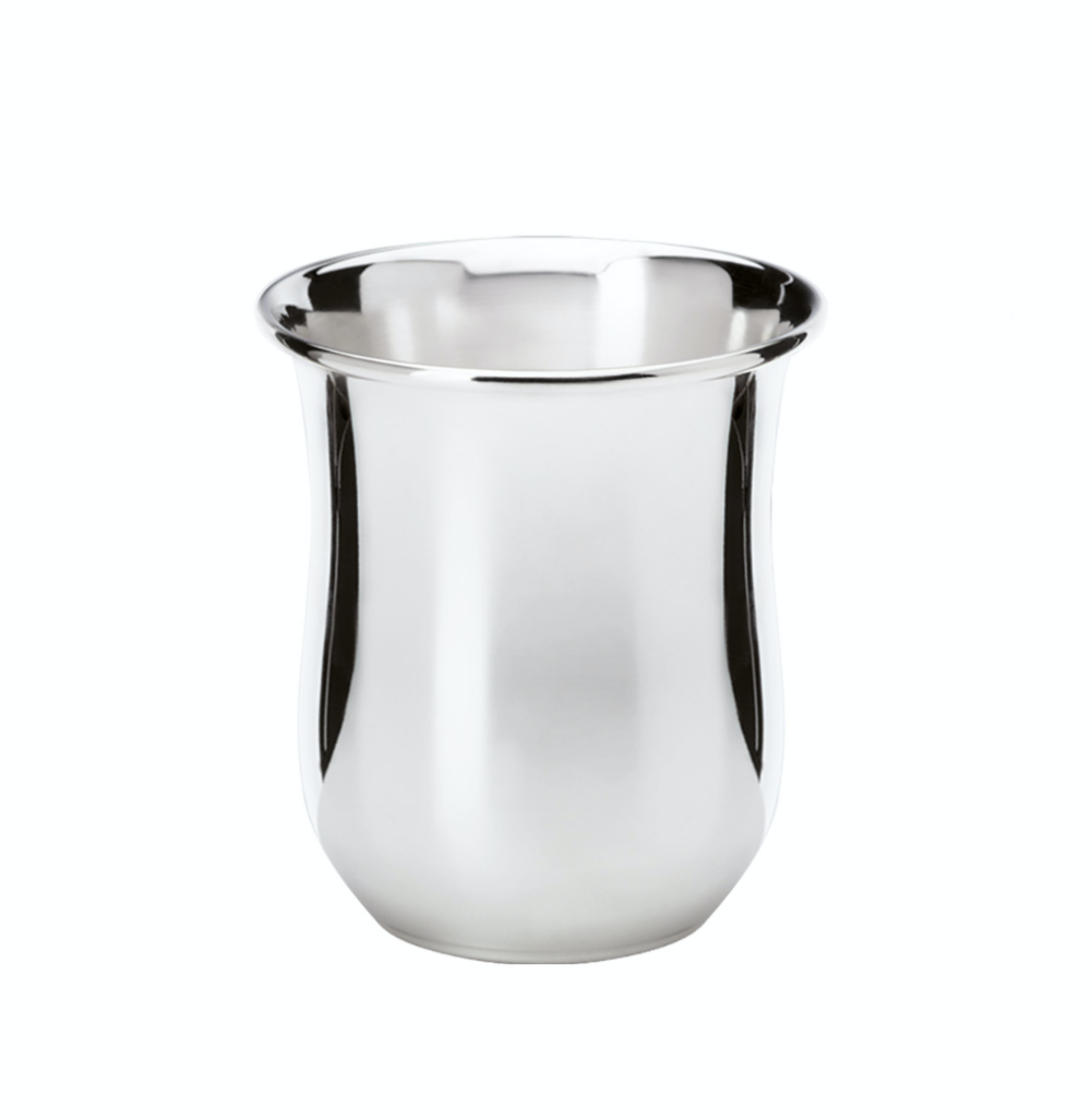 Silver baby cup