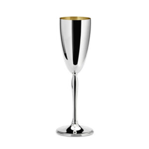 Silver champagne flute