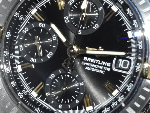 Breitling Chronomat Chronograph zwarte wijzerplaat