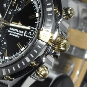 Breitling Chronomat Chronograph zwarte wijzerplaat