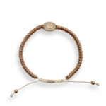 Rose golden bracelet with diamonds