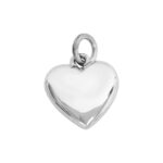 Silver heart pendant