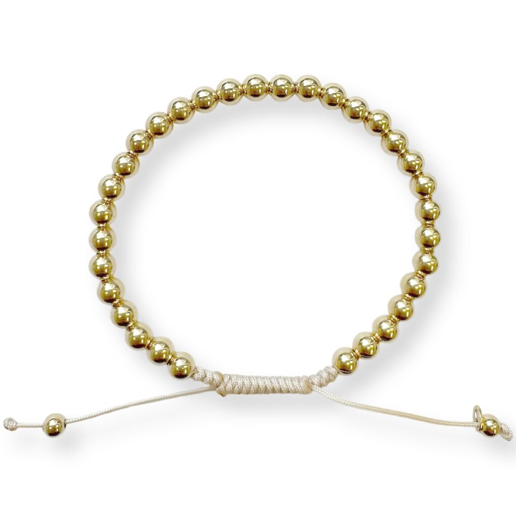 Yellow golden bracelet, 18 carat