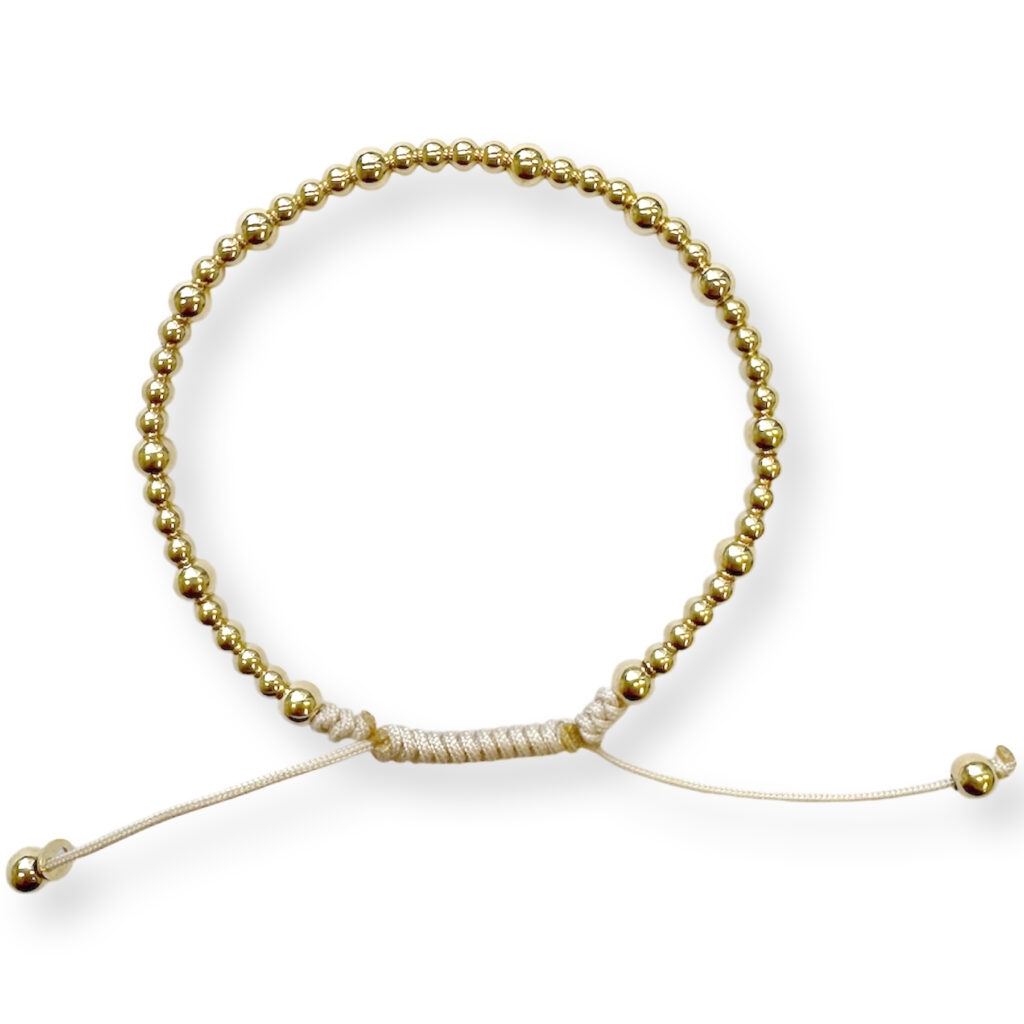 Yellow golden bracelet