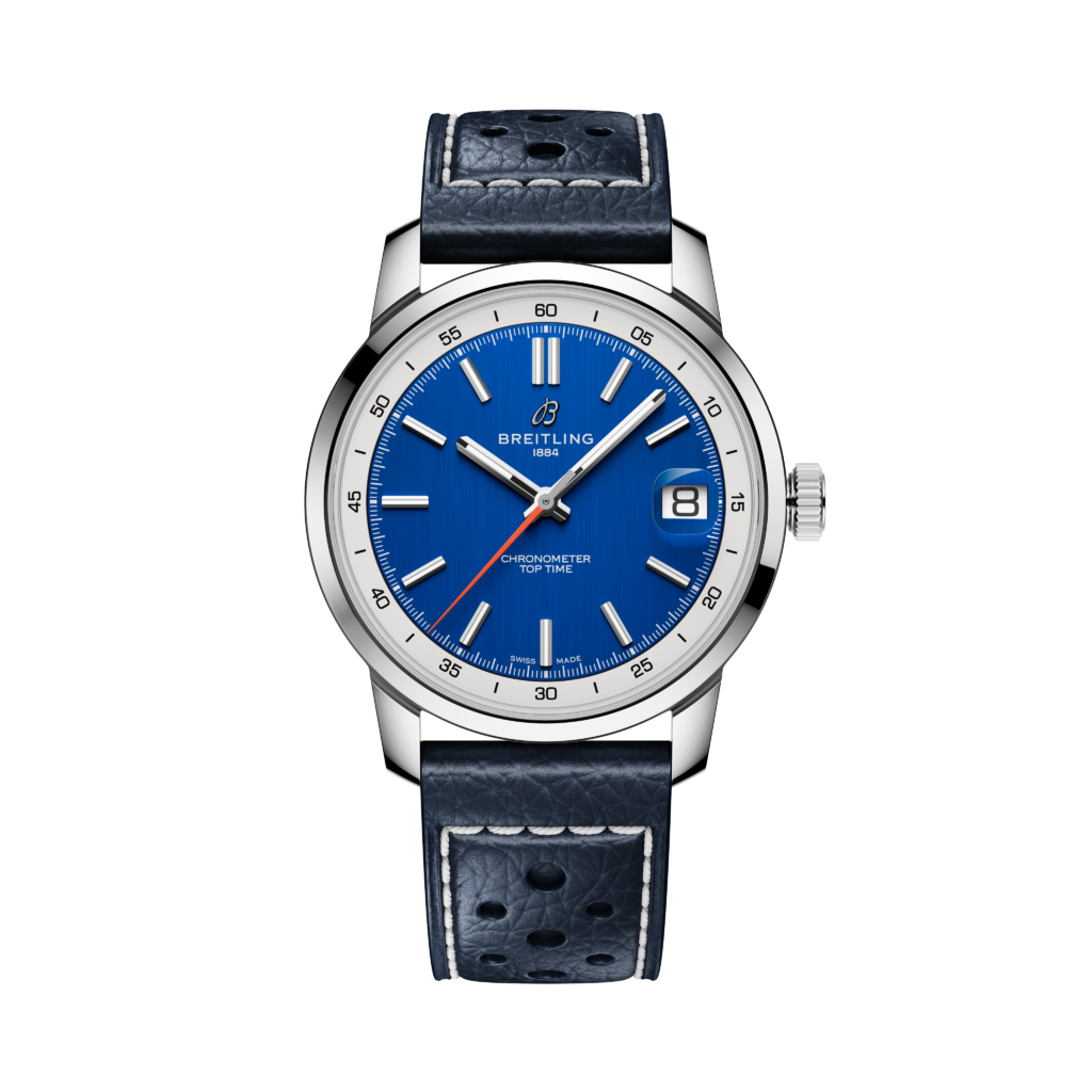 Breitling Top Time B31 AB3113A71C1X1 Blue & Leather