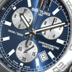 Breitling Colt Chronograph II Blue AS NEW FULL SERVICE