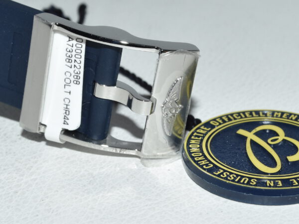 Breitling Colt Chronograph II Blue AS NEW FULL SERVICE