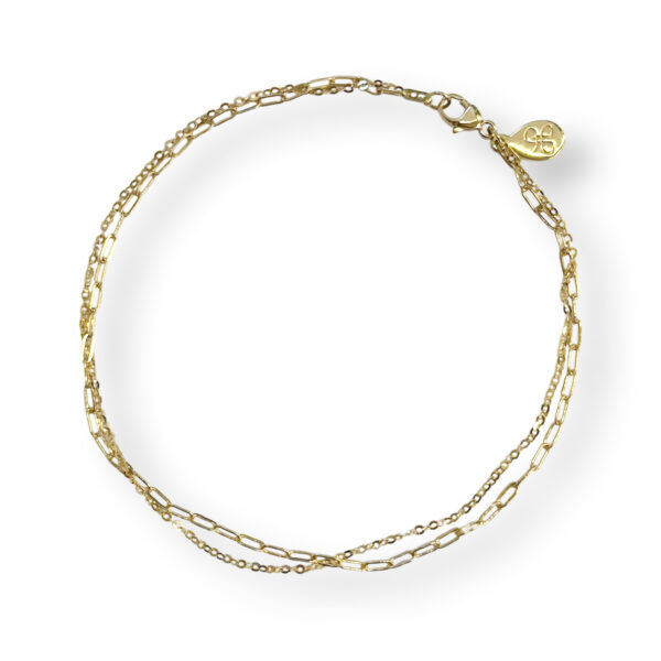 Yellow golden bracelet