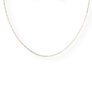 Yellow golden paperclip necklace