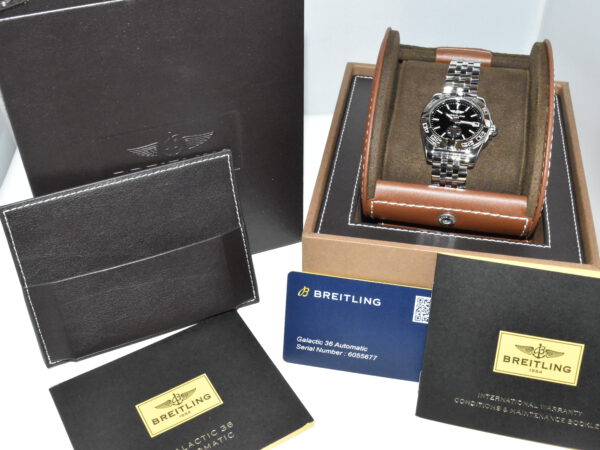 Breitling Galactic 36 Automatic SERVICED FULL SET RARE