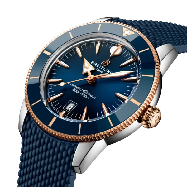 Superocean Heritage B31 Automatic 44 gd/st blauw rubber - Image 2