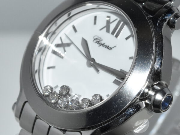Chopard Happy Sport 36 with 3 Happy Diamonds, NEW EN UNWORN !! - Image 5