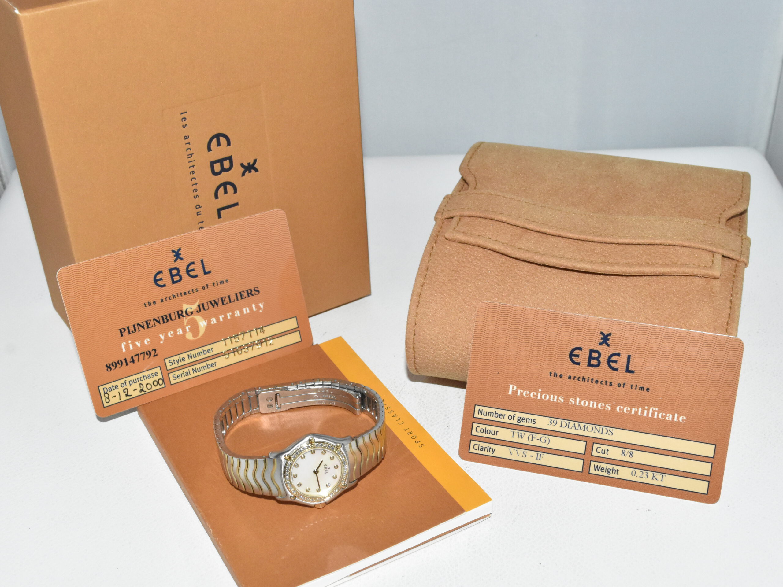 Ebel classic wave 24 mm - E1157114